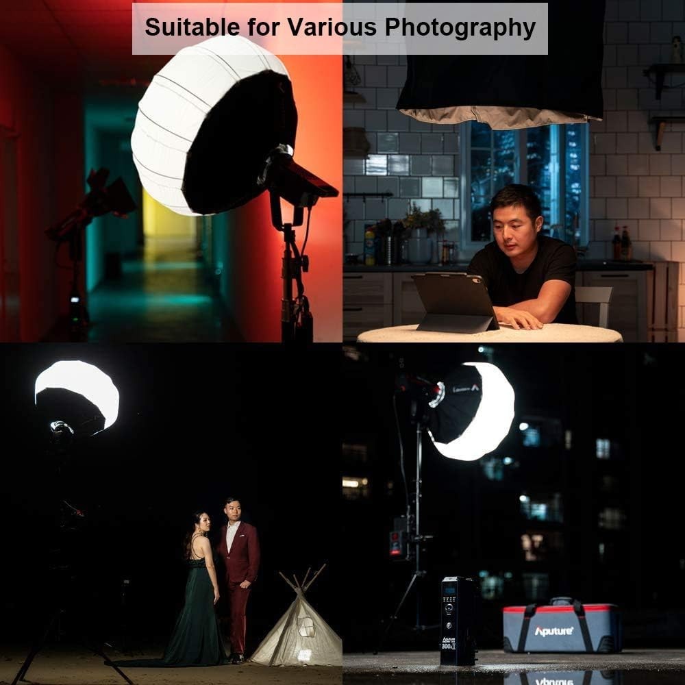 Quick-Folding Softbox with Adjustable Skirt - Control Your Lighting Effortlessly