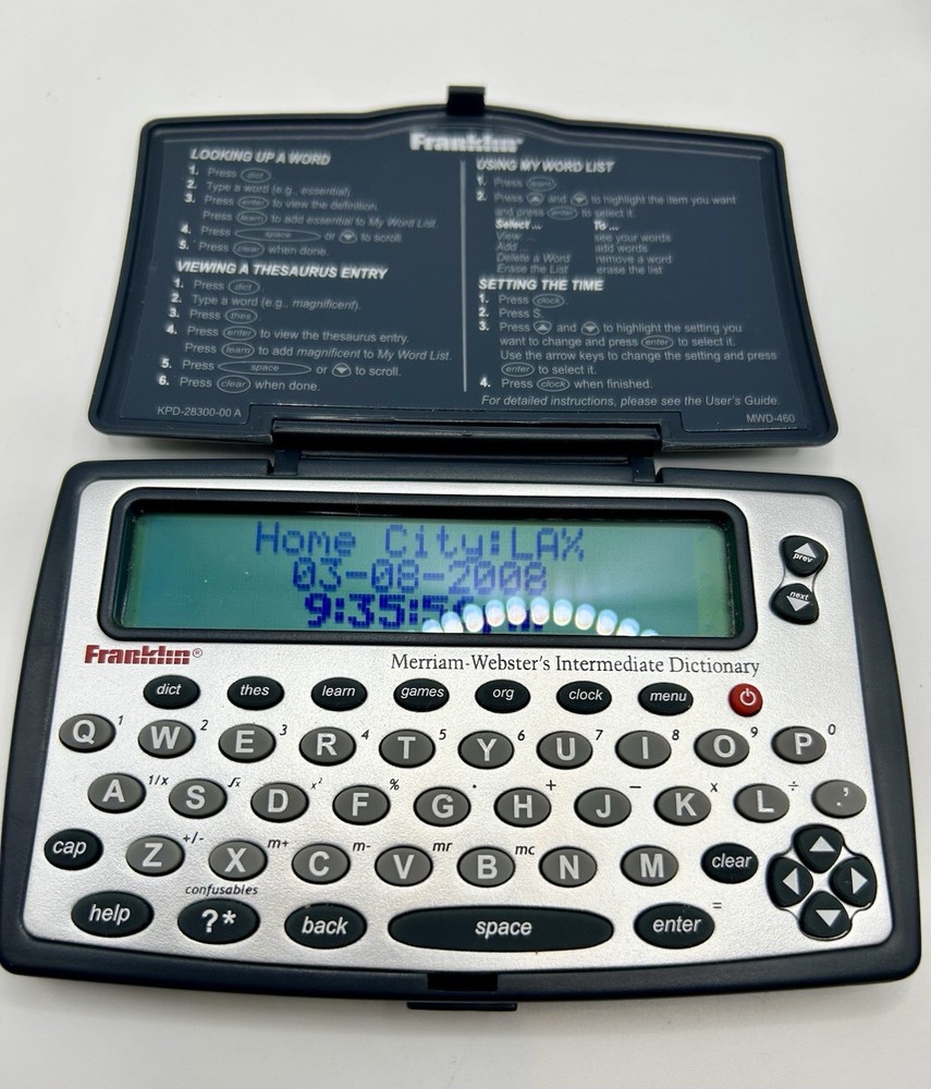 Texas Instruments, Franklin Merriam-Webster dictionary , Multilingual Translate