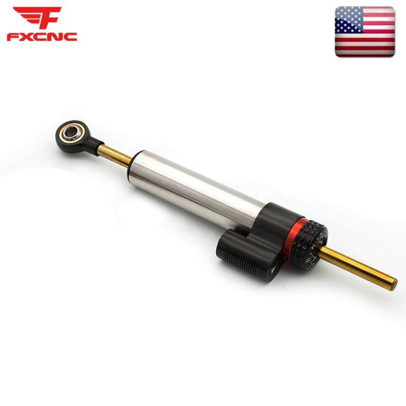 Adjust Steering Damper Stabilizer & Mounting Bracket Kit For Ducati Monster 696
