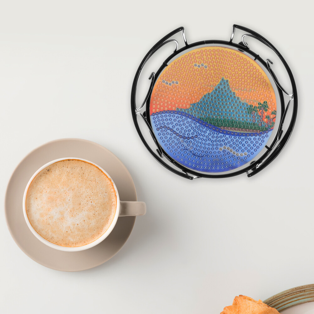 Iron Coaster Holder Iron Frame Coaster Holders Without Coasters Display Stand