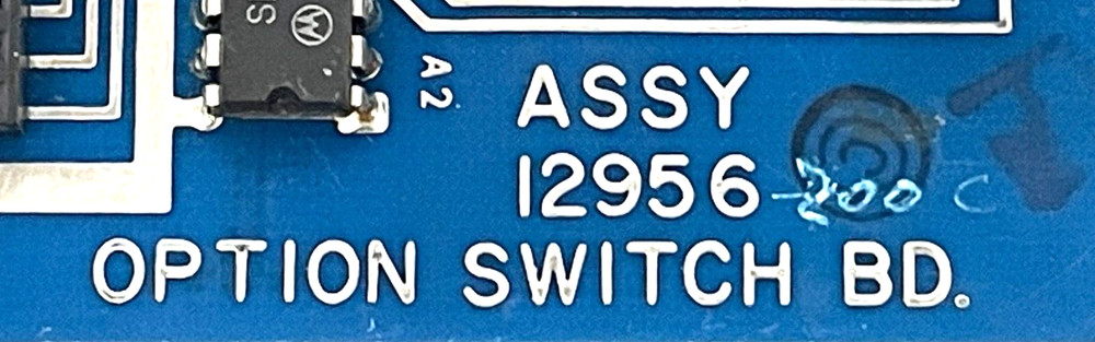 USED 12956-200C Option Switch Board AW-B / PCB. B