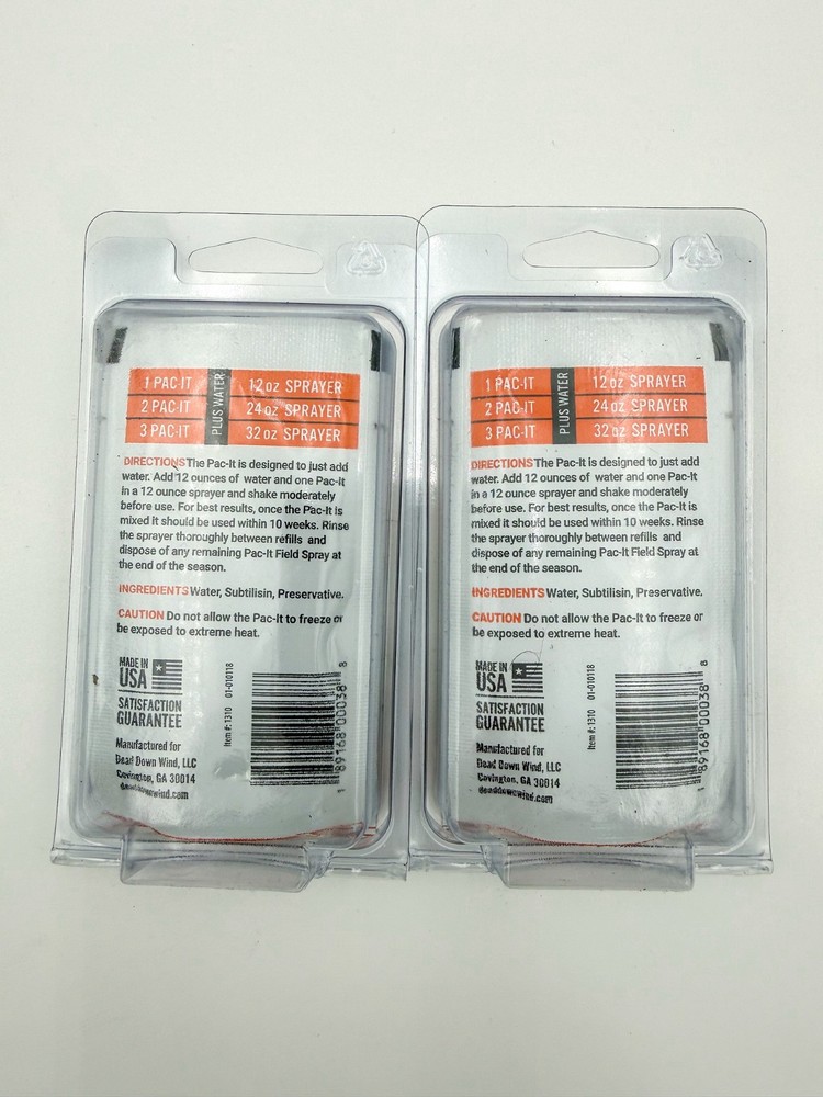 Dead Down Wind Evolve Field Spray Concentrate 6 Pac-It Refills, 0.35 oz Packets