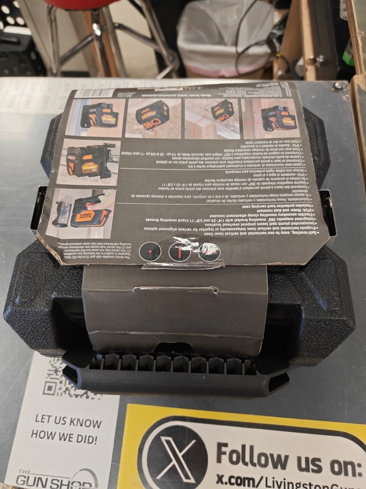 Klein Tools 93LCLS Self-Leveling Laser Level, Red Cross Lines