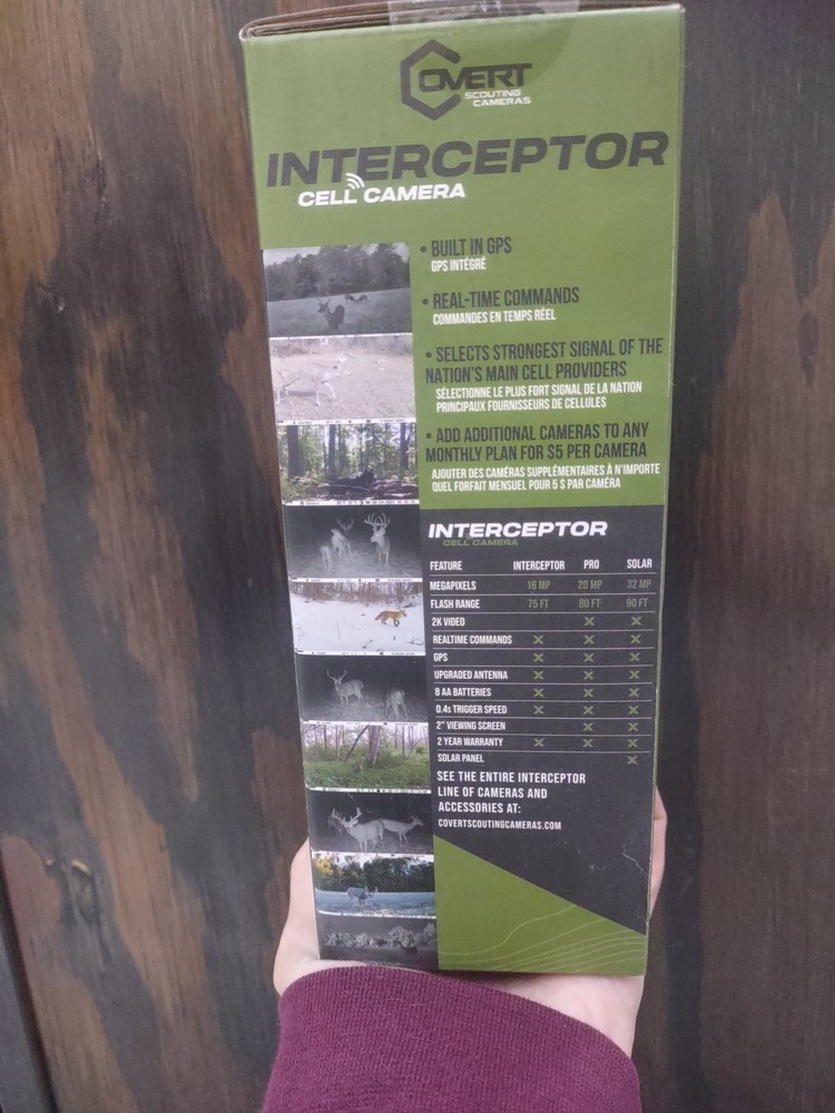 New Covert Interceptor Wireless Cellular 16MP Game Trail Camera 0210