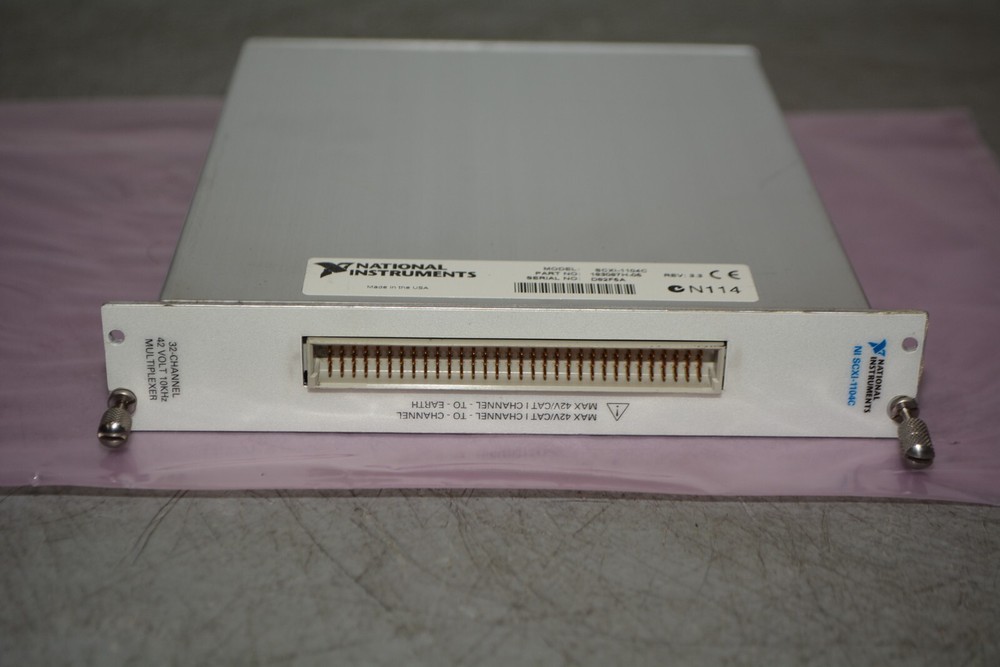 ^ National Instruments NI SCXI-1104C 32-Channel Medium-Voltage Input Module