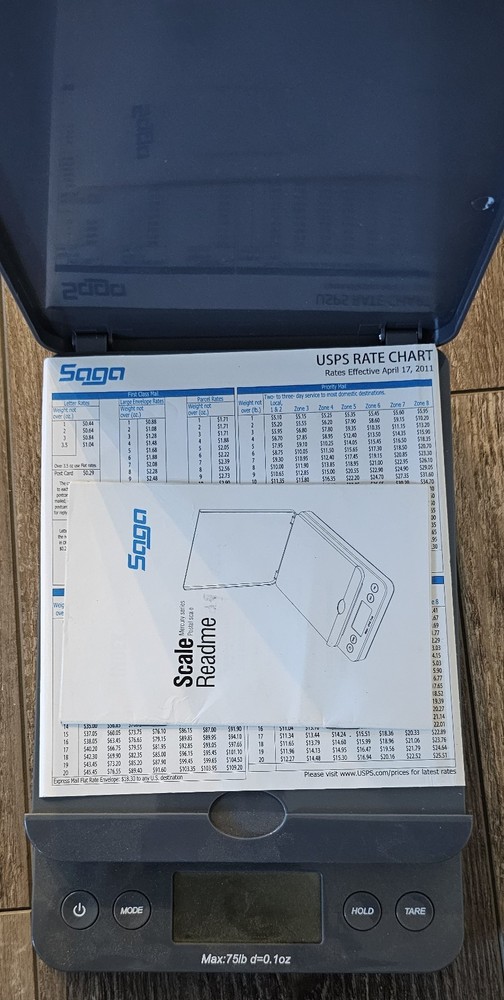Saga Mercury Series Digital Postal Scale