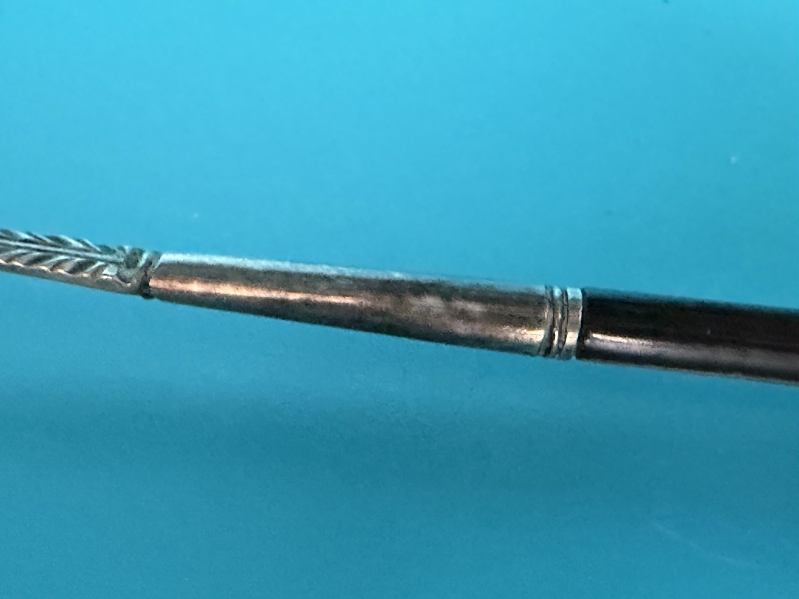 Antique 18th c. English Silver Toddy Punch Ladle