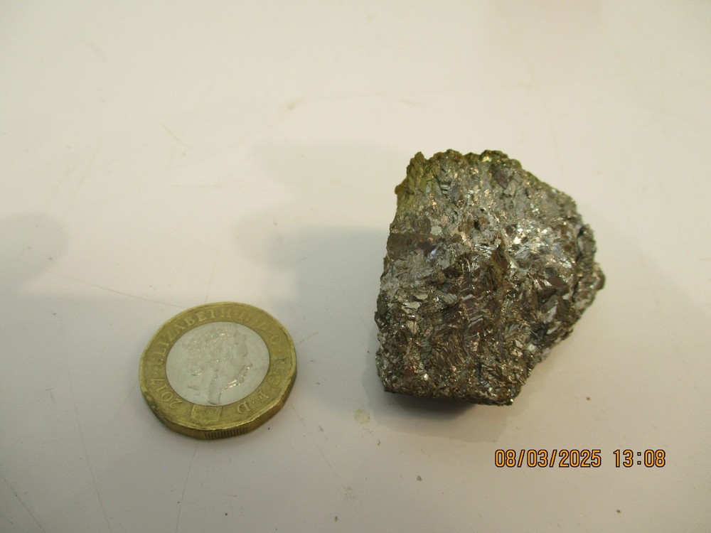 ANTIMONY ELEMENT SPECIMEN - A NICE CRYSTALLINE LUMP