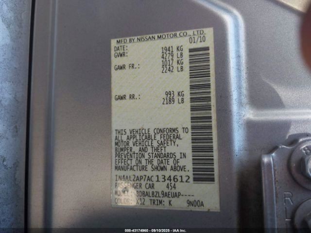 Fuse Box Engine Compartment VIN A 4th Digit Fits 08-10 ALTIMA 4839916