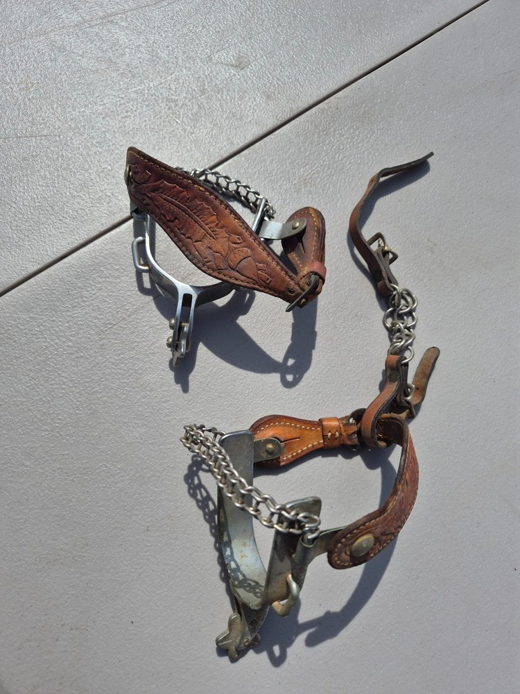 vintage western spurs nice shape