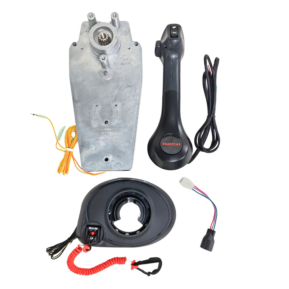 Boat Remote Control Box Panel Mount 8M0011213 For Mercury Outboard Pull Throttle