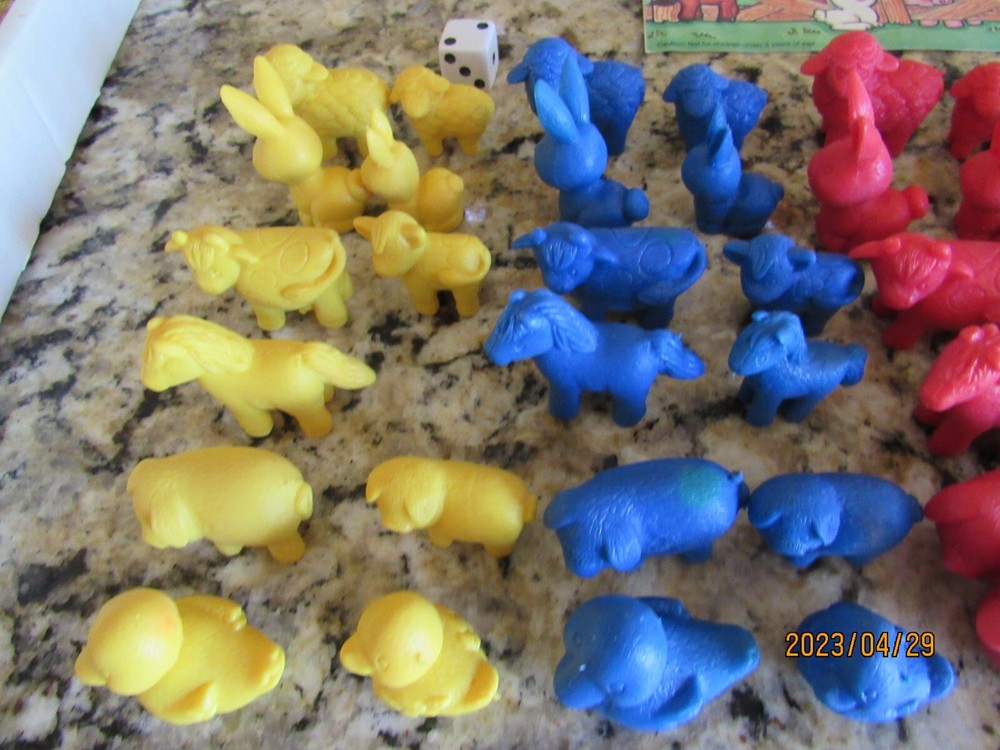 Lot 2 Learning Resources-Mini Motor Math-Friendly Farm Activity Sets-Games