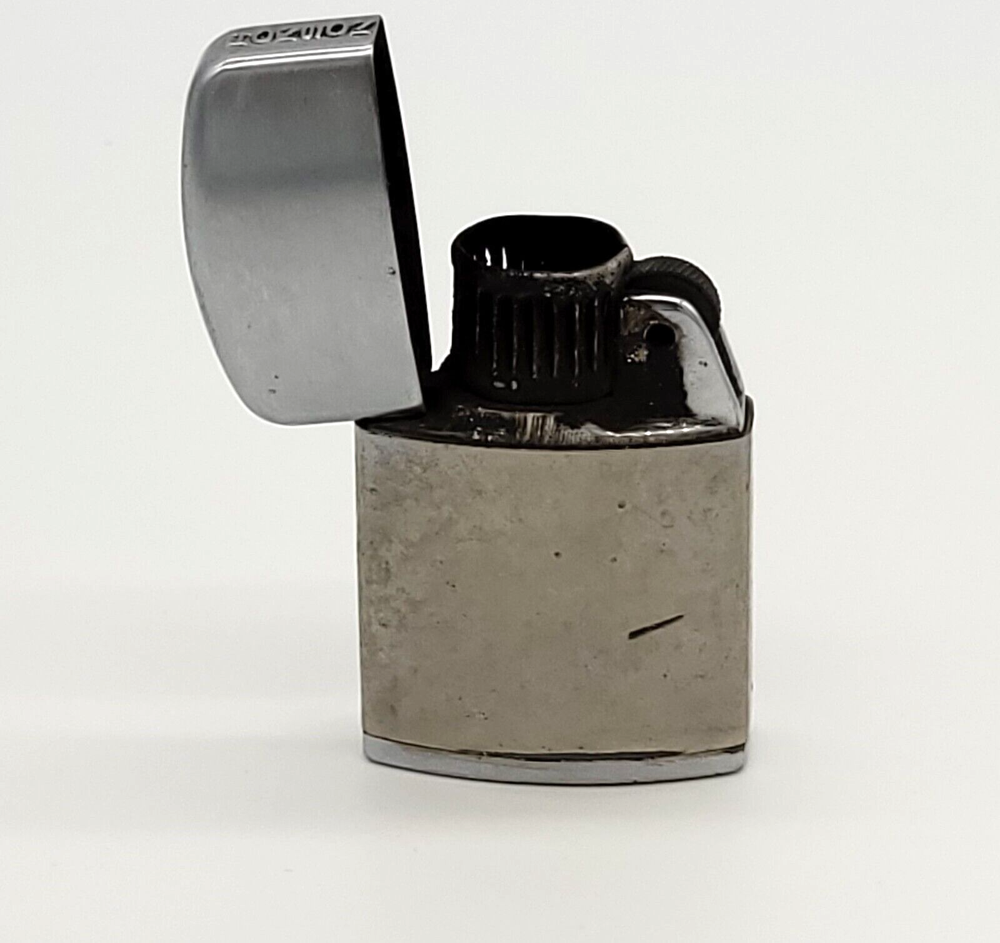 Vintage Ronson Flip Top Windlite Silver-Tone Lighter- Untested