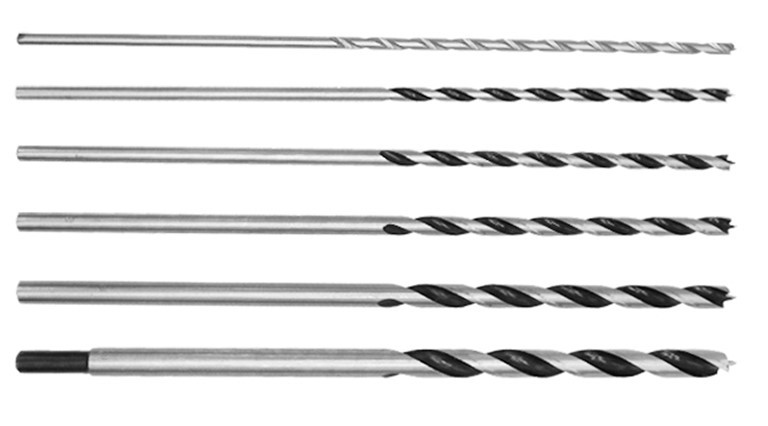 6PC 12" Brad Point Wood Drill Bit Set by ContractorsX