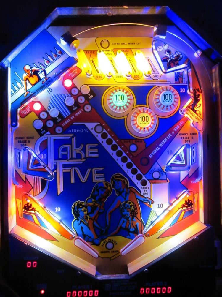 TAKE FIVE Pinball LED Lighting Kit custom SUPER BRIGHT KIT