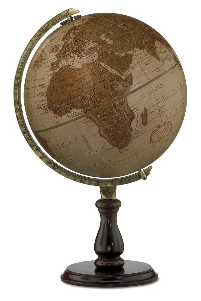 Replogle Leather Expedition 12 Inch Desktop World Globe