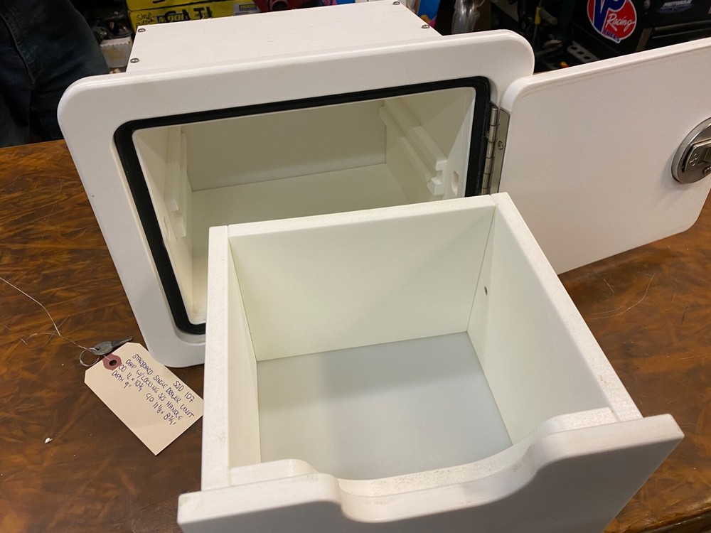 Starboard Single Drawer Unit Deep w/ locking S/S handle, overall dimensions