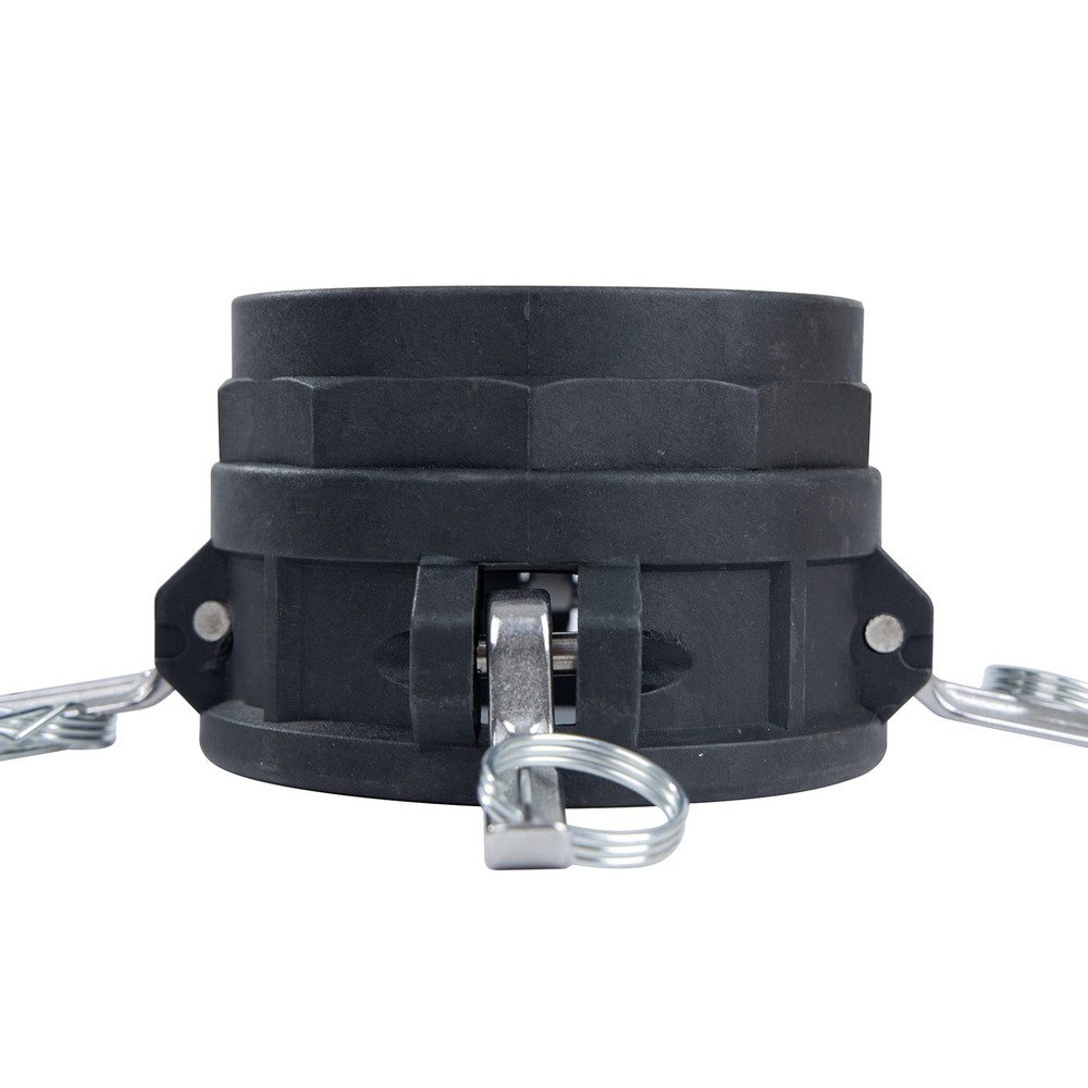 1 PC 4 Type D Polypropylene Camlock Fitting, Female Coupler x Female Thread