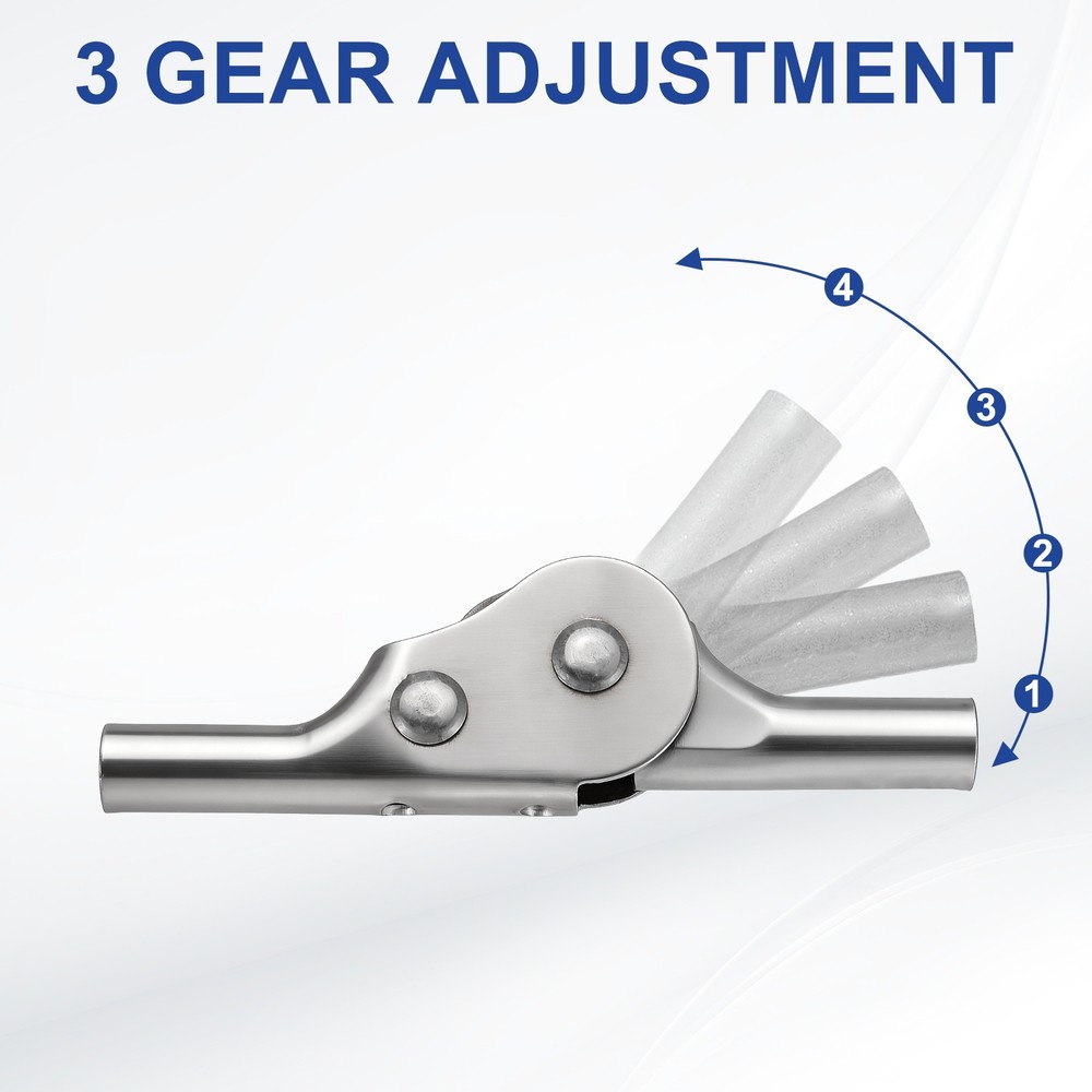 4Pcs Adjustable Sofa Hinge, 54 Degree 3 Gear Support Joint for Sofa