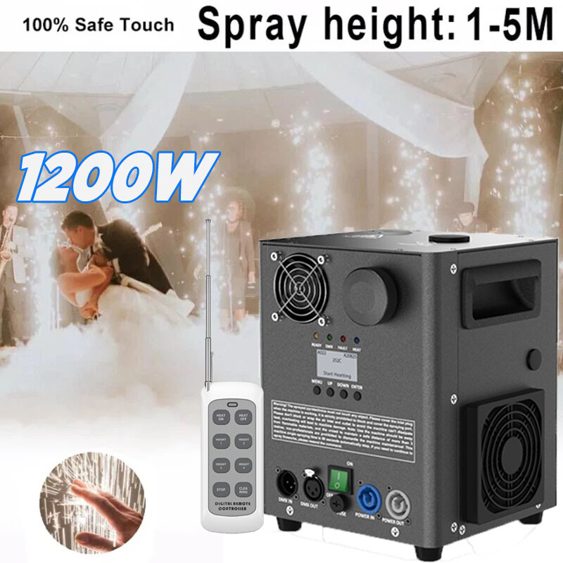 1200W Cold Spark Machine Firework Machine DMX DJ Wedding Stage Effect Machine
