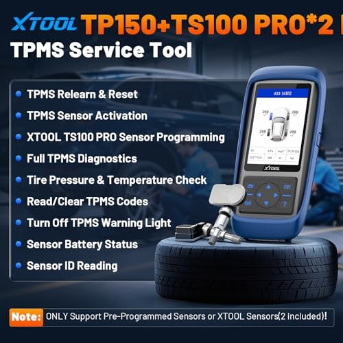 TP150 TPMS Programming Tool with 2PCS Sensors - Universal TPMS Scanner