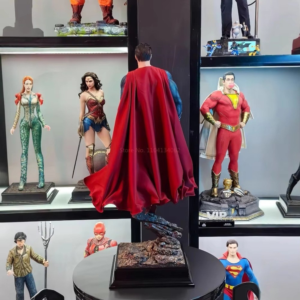Justice League Superman Metal Statue.