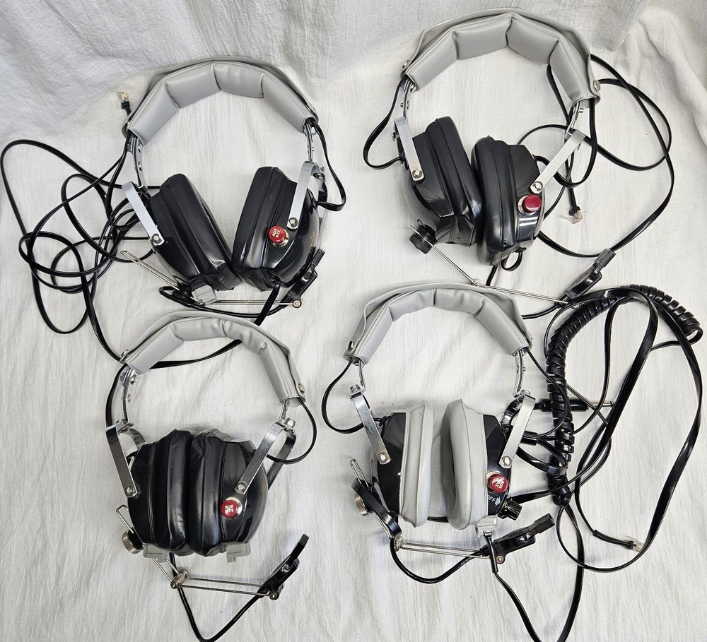 Audio Com Pilot / Co-Pilot +2 Voice Activated Intercom Headphone Headsets