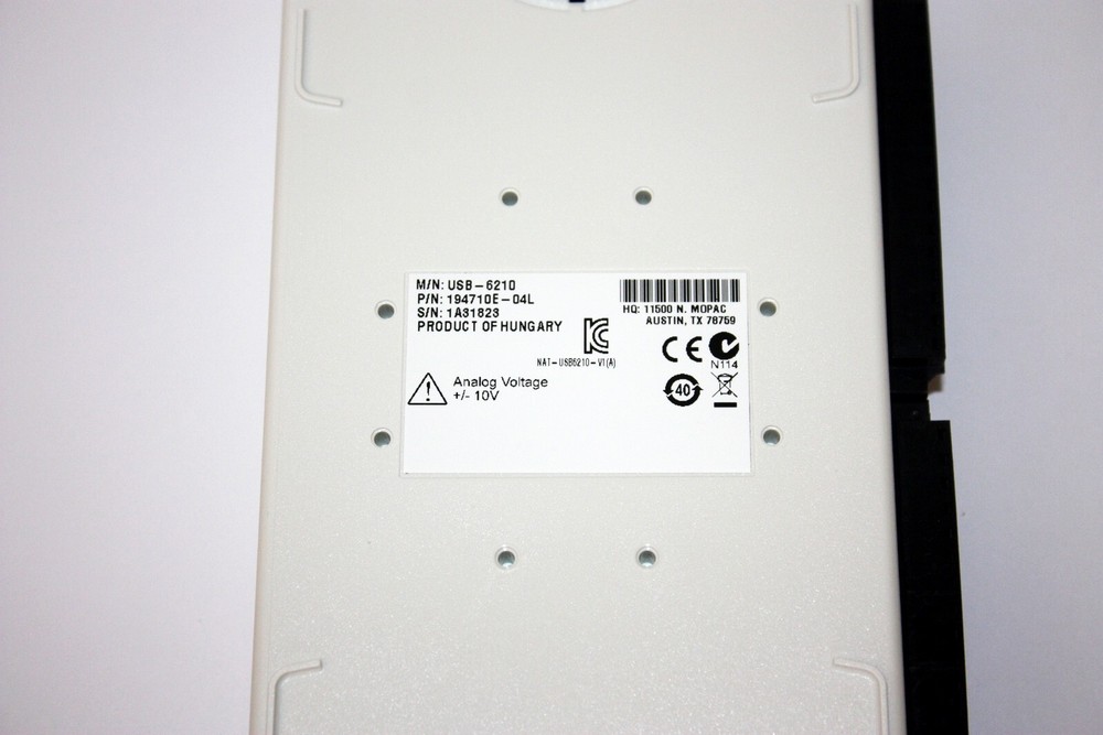 National Instruments NI USB-6210 Multifunction I/O Device DAQ Data Acquisition