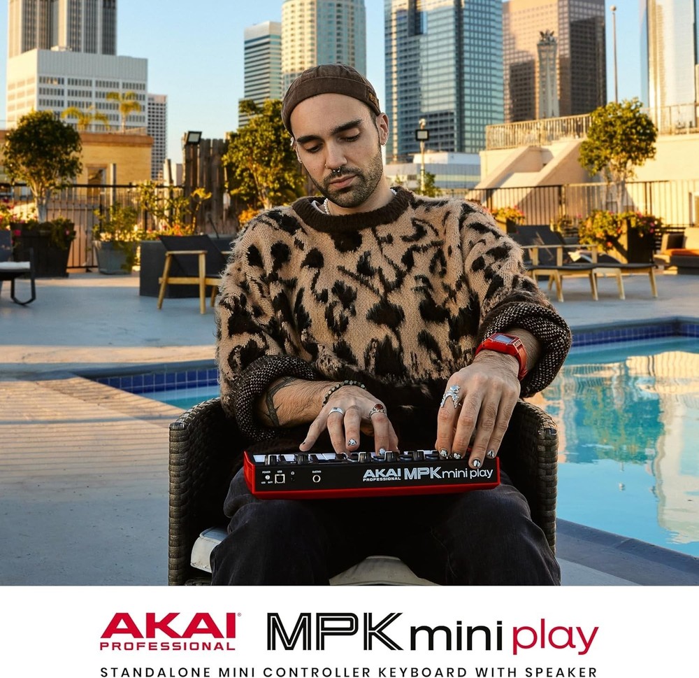 MPK Mini Play MK3 - MIDI Keyboard Controller with Built-in Speaker and Sounds...
