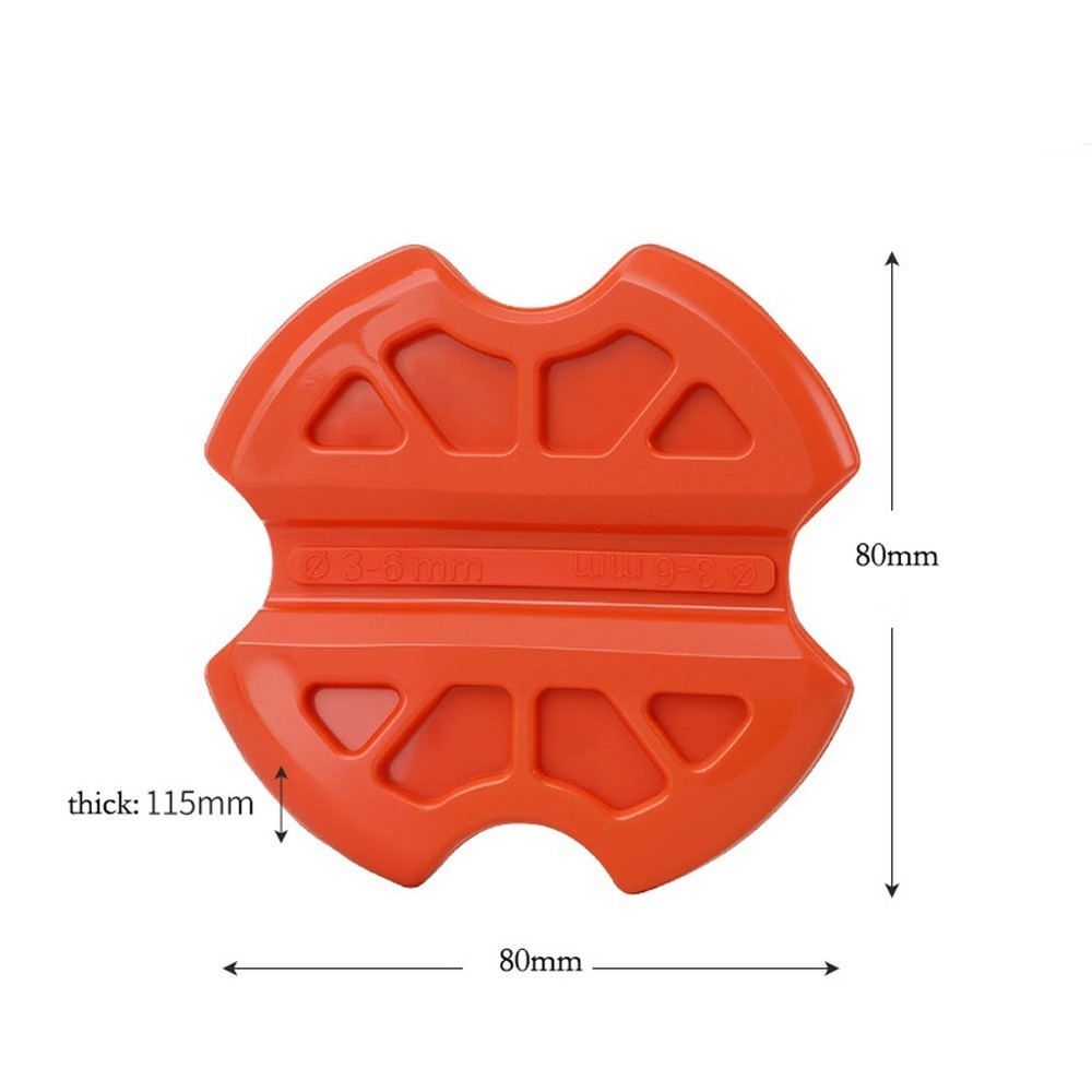 2pcs Electrician Wire Pulling Tool Rubber Holder Wire Drawing Antislip Grip