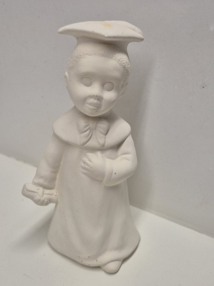 Ceramic Bisque Ready to Paint Graduates   Boy