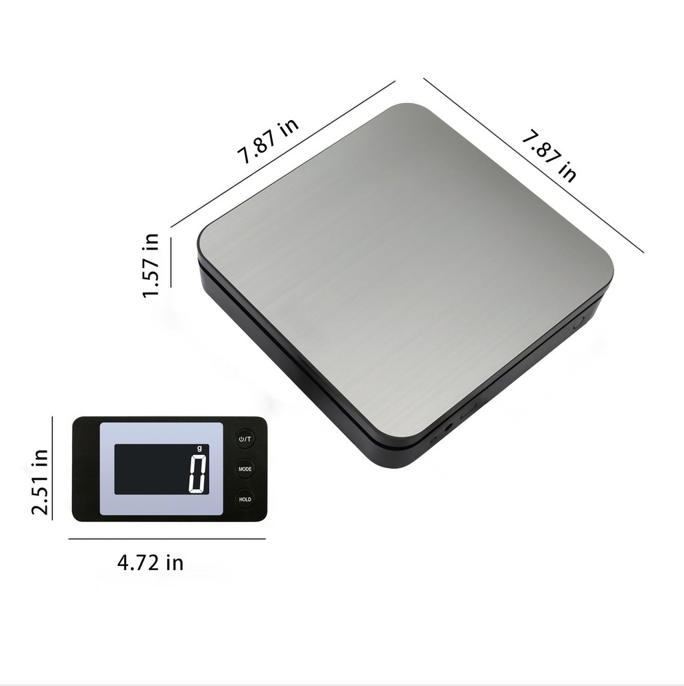 Shipping Scale, 110 LB Digital Postage Scale, LCD Display Postal Scales, Hold...