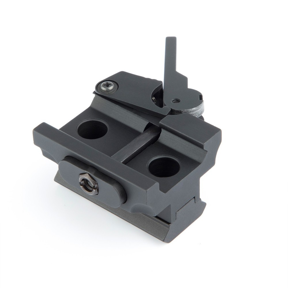 0.75" Mini Red Dot Scope QD Riser Block Mount Angled Picatinny Base Rail