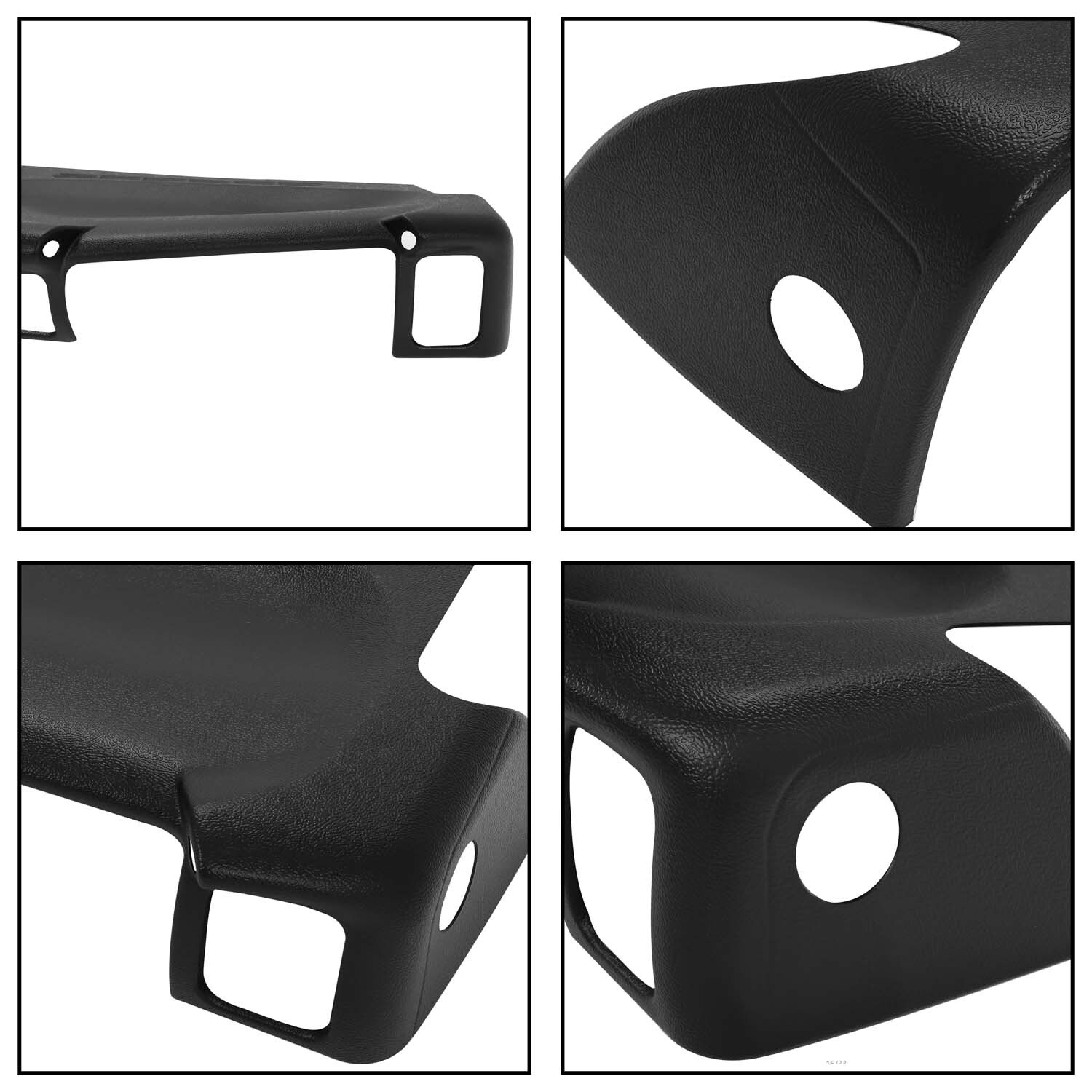 Molded Dash Cover Cap Board Overlay Black For 1999-06 03 Chevy Silverado Sierra