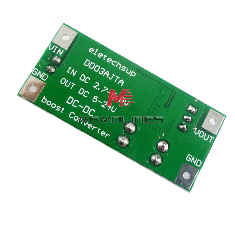 DC 2.7-5.5V to 3.5-24V DC-DC Adjustable Boost Converter Step-Up Module 30W 6A