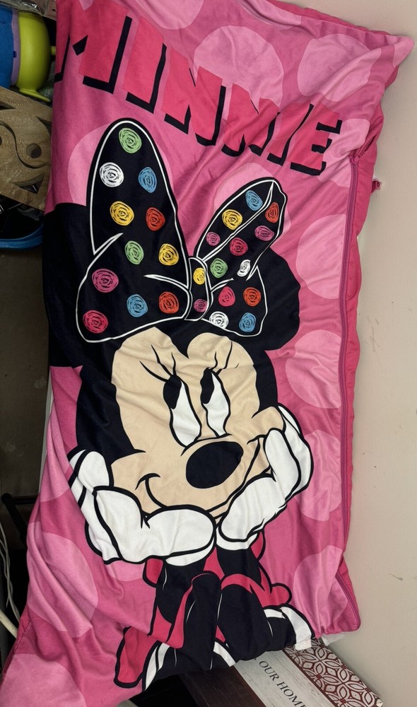Minnie Mouse Sleeping Bag Book Bag