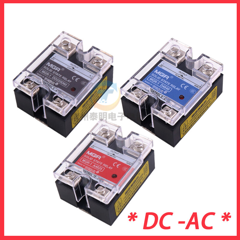 Solid State Relay Module DC to AC SSR -10DA -150DA DC 3-32V AC24 - 480V