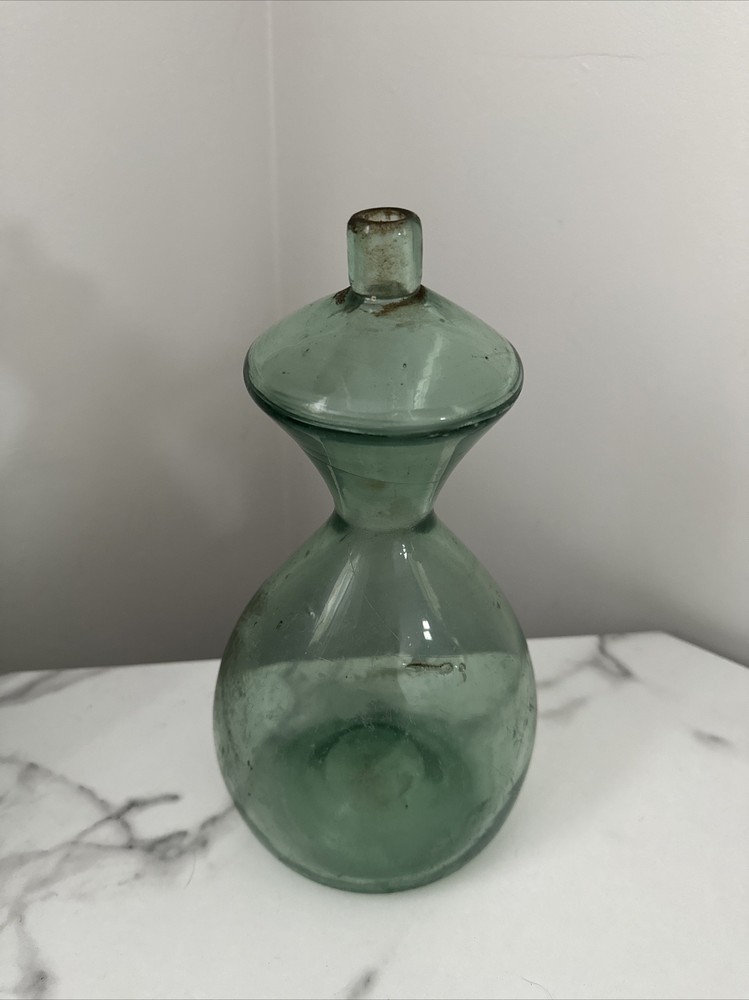 Antique Shepherd’s Bottle Lamb Feeding Hand Blown Glass