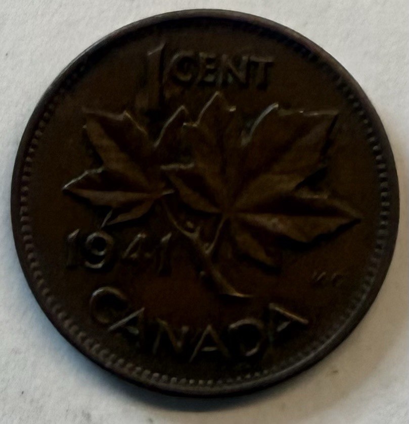 Canada 1941 Cent * Very Good Or Better