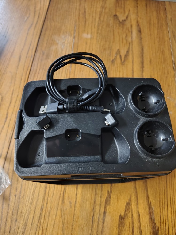 Black Charging Dock for PlayStation Move & Controllers. Disc Holder.