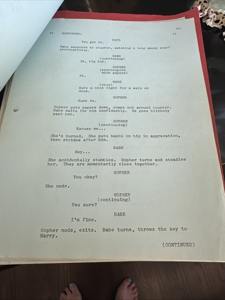 “THE LOVE BOAT” show script K-97