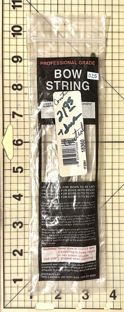 35" inch • Control Cable Fits PSE EVO Bow   (025)  #18360