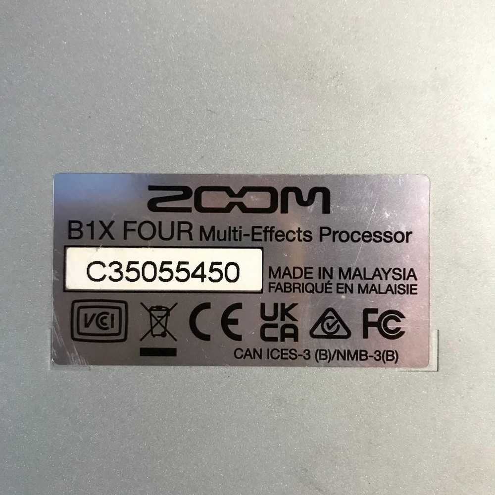 ZOOM B1 FOUR multi-effector B1XFOUR junk