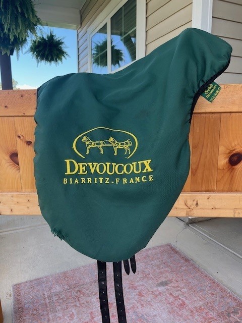 2014 Black Devoucoux Milady Dressage Saddle