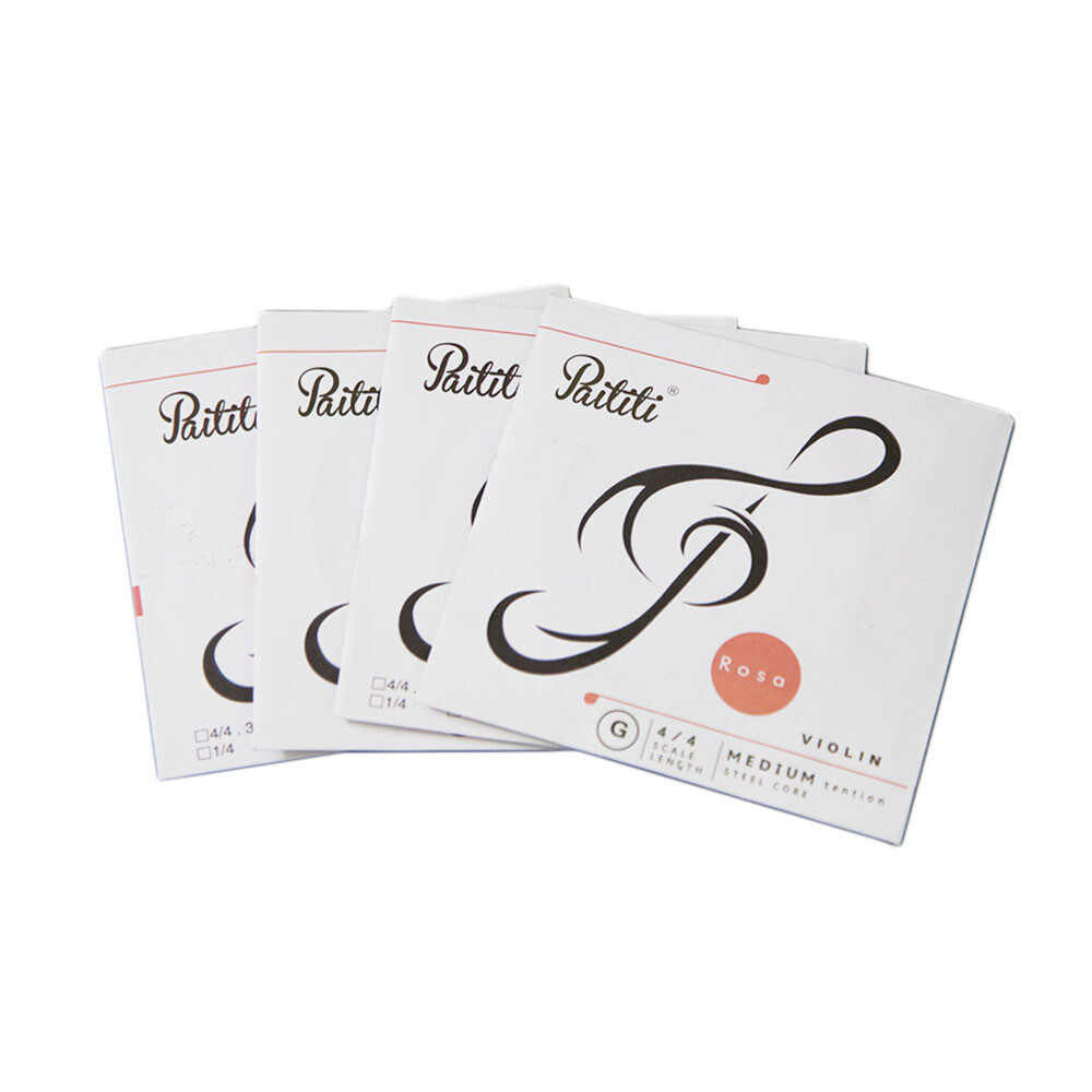 Paititi Premium Rosa Violin String Steel Core String Set(4) 4/4 Size Violin