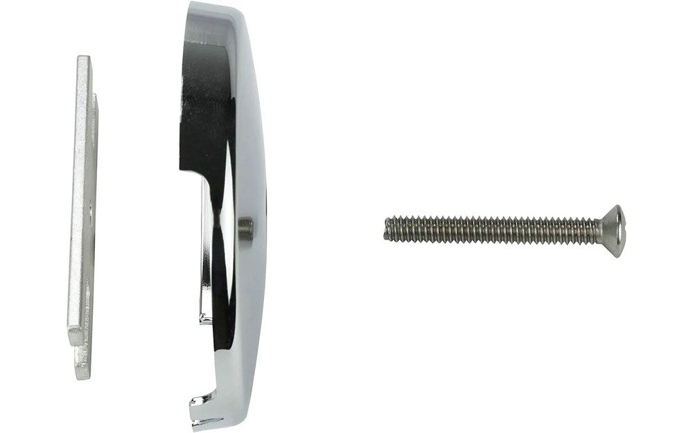 Single Hole Overflow Plate with Conversion Bracket for Bathtub Drain 89052