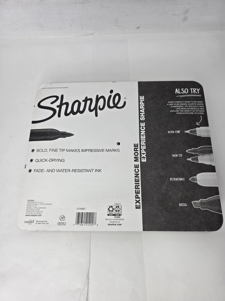 SHARPIE Permanent Markers ~ Fine Point ~ 32 Count (Multicolor) Pens ~ NEW