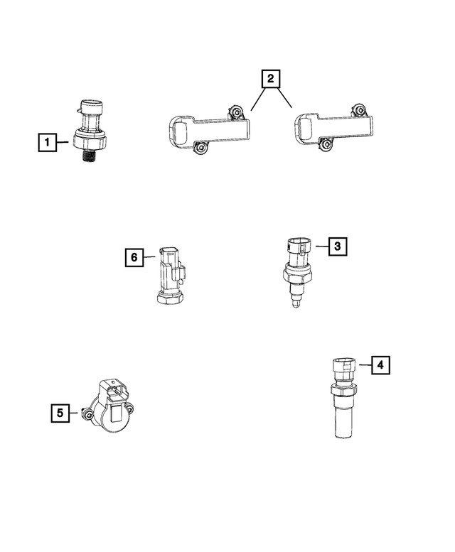 Genuine Mopar Switch 68146605aa