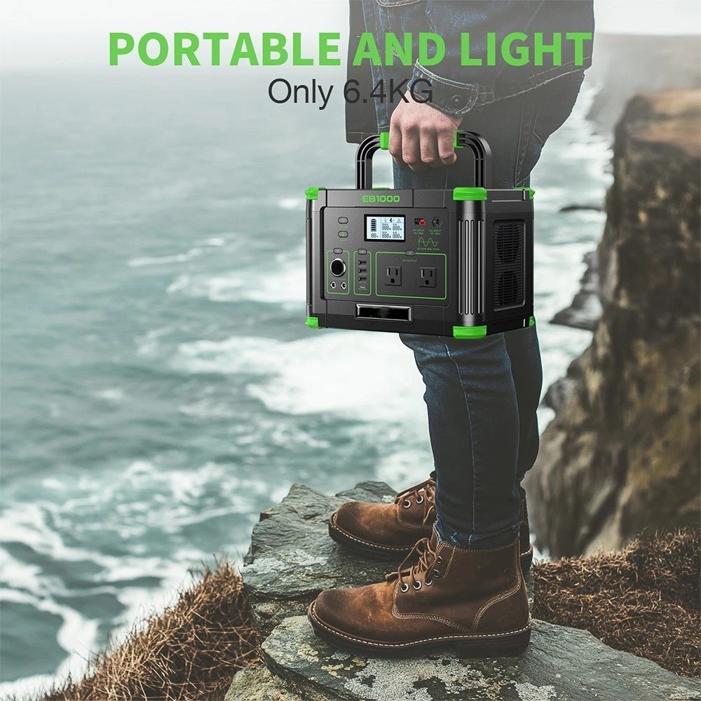 1000W 999Wh All-Round Portable Power Station NEW for Solar Generator Camping RV