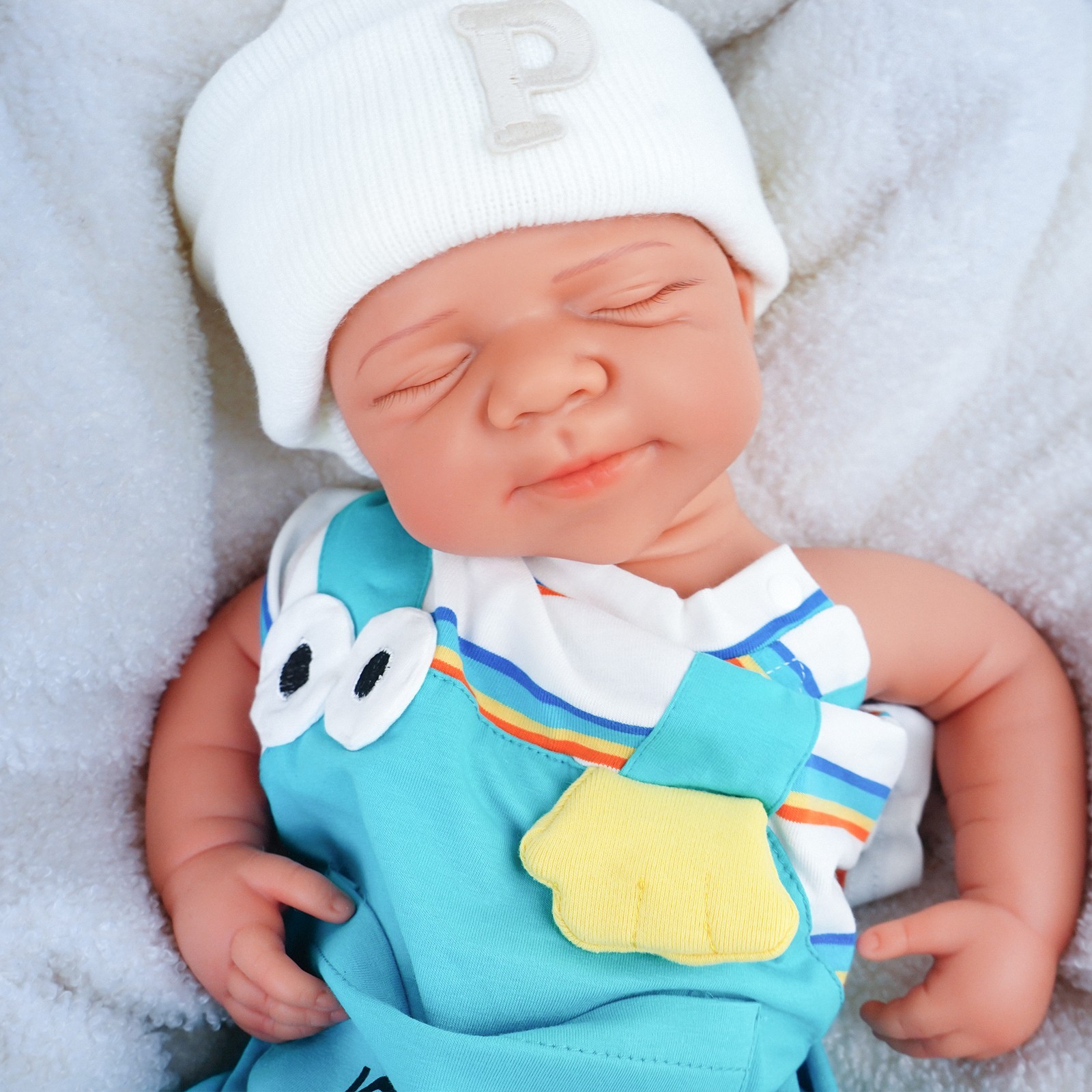 19.68'' solid silicone doll silicone reborn doll silicone boy doll toys gifts